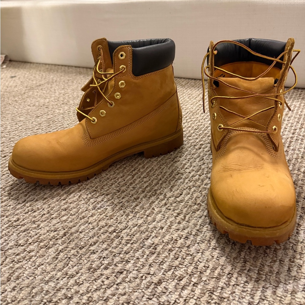 Men's Tan Original Timberland Boots